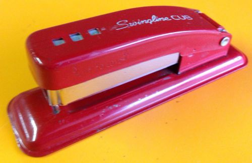 Vintage Swingline Cub Red Retro Art Deco Stapler