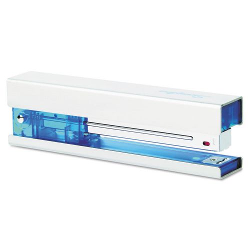 Full Strip Fashion Staplers, 20-Sheet Capacity, Chrome/Blue