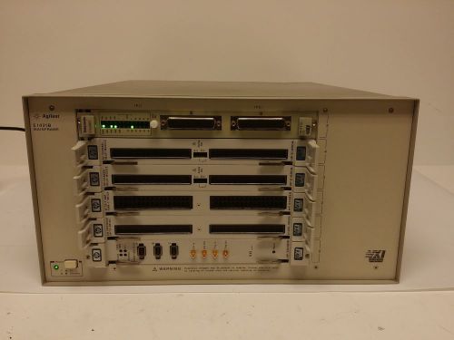 Agilent / HP E1421B 6-Slot Mainframe w/ (5) HP Modules and (1) Tektronix Module