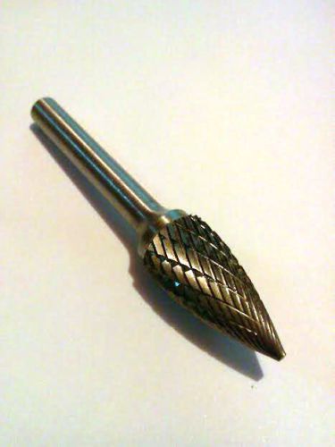 SG-5 Tree Shape Carbide Rotary Burr File 1/2&#034; x 1/4&#034; Shank Double Cut (CS 55029)