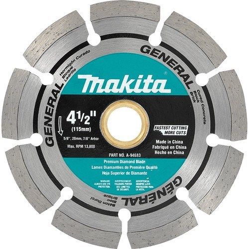 Makita A-94683 4-1/2-Inch Segmented Rim Diamond Masonry Blade