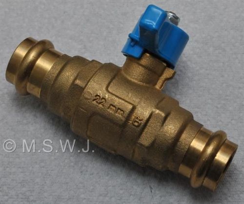 CIM VAL 22mm Brass Ball Valve