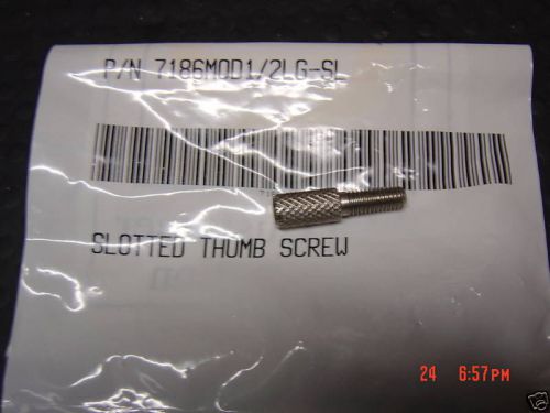 10-32 X 1/2&#034; Long Slotted Thumb Screws