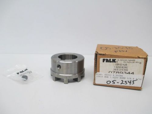 NEW FALK 0789344 10R10 HUB 5/8IN BORE 3/8 X 3/16 KW D230586