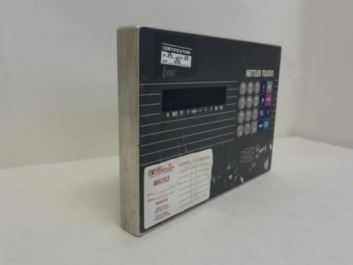 151071 used, metler toledo rlz-20110523 lynx terminal panel, toledo scale, c491 for sale