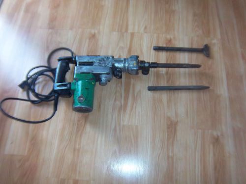 Hitachi DH38YE 1 1/2&#034; Spline Rotary Hammer + 3 Bits