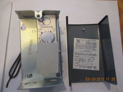 L4017A  COMBINATION  FAN &amp; LIMIT CONTROL  HONEYWELL   3/10/15/3