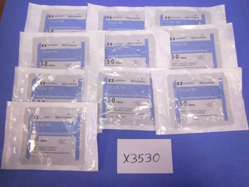 Covidien v-loc 90 wound closure device vlocm0604 lot of 10 (2014-06) for sale