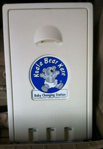 Koala kare kb101-01 baby changing station cream / surface mount vertical for sale