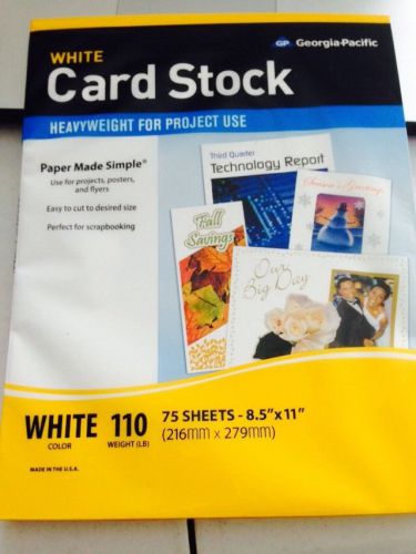 White Card Stock