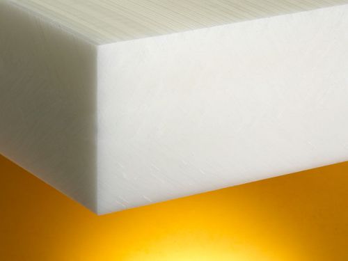 Natural Acetal plate 3&#034; x 6&#034; x 11 1/2&#034;