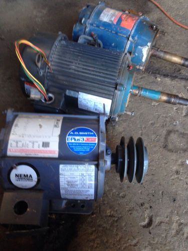 Electric Motors - Lot Of Three 5hp