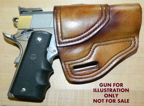 Gary C&#039;s Avenger OWB HOLSTER Colt 1911 Combat Commander 4.25&#034; Heavy Leather