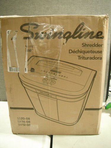 Swingline SX16-08 1758495 Cross-Cut Jam Free 16 Sheet Paper Shredder USED