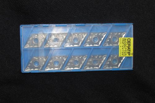 SEALED 10 PCS Ceratip CERAMIC INSERTS MILL TOOL MACHINIST DNMG432 HQ GDE TN6020