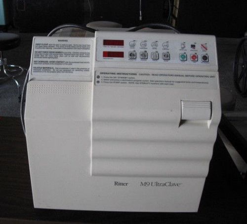 Midmark Ritter M9 Ultraclave Steam Sterilizer Autoclave