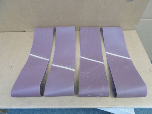 Lot of 4 Norton R228 Metalite Abrasive Sanding Belts