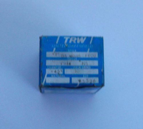 Geometric TRW 1&#034;14 DS NS Threading  Chasers Proj chamfer 45deg Face 10deg New