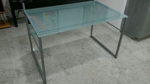 Glass desk scan design