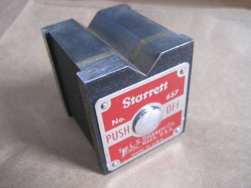 Starrett 657 Mag Base V Block Machinist