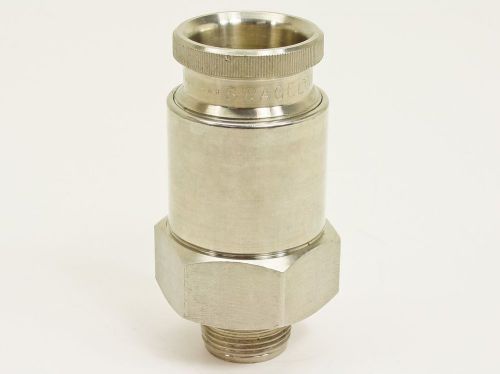 Swagelok 316 SS quick connect 1/2&#034; npt (thread O.D 3/4) QT8