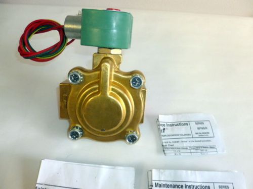 Asco 1&#034; 8221G7 8221G007 slow closing N/C 120v 5-150 psi water valve C104