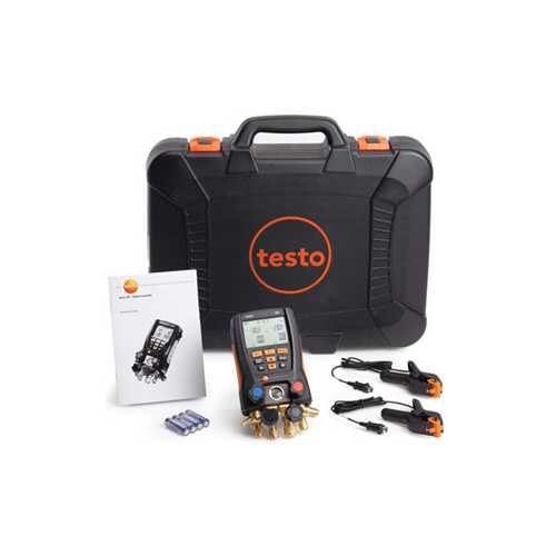 Testo 0563-5572 digital manifold gauge, 4-valve for sale