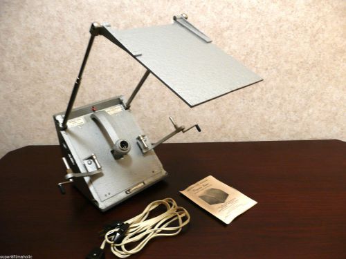 DAGMAR SUPER PORTABLE MICROFILM READER 16mm 35mm MODEL A   MICROFICHE PROJECTOR