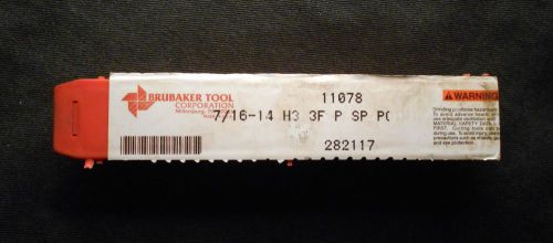 *NEW* Brubaker 7/16&#034;-14 Hand Tap (#282117)