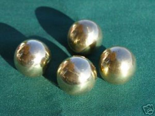 4 Solid Brass 3/4 in Turned Brass Ball Electrodes spark gap Tesla-
							
							show original title