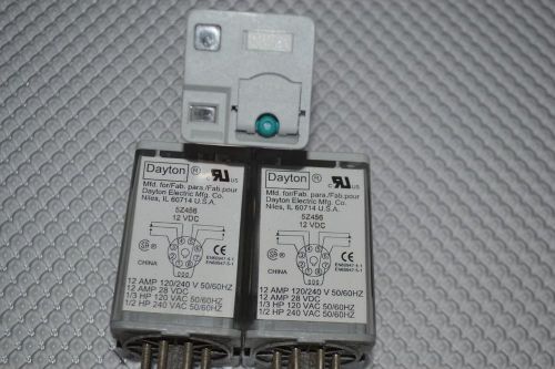 ONE NEW DAYTON 12VDC RELAY 5Z456