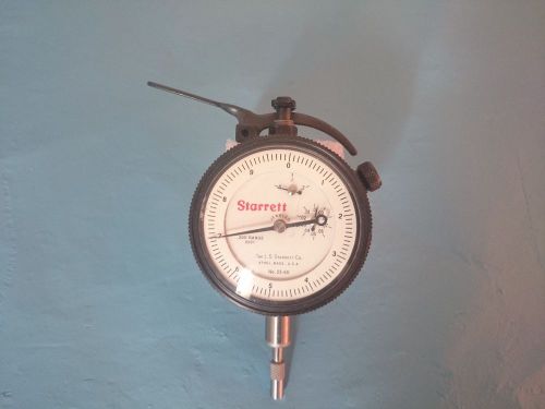 Starrett 25 611 Jeweled Dial Indicator .0001&#034; , .200&#034; Range