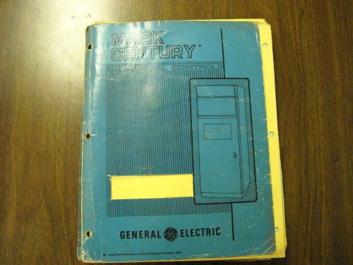 GE Mark Century 550 NC  Control Plus Tape Reader Manual