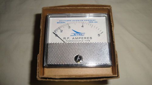 TRIPLETT 240-G 0-5 RF AMPERES METER 240G C425-G 49-7319 320-g 340-g NOS R.F. AMP