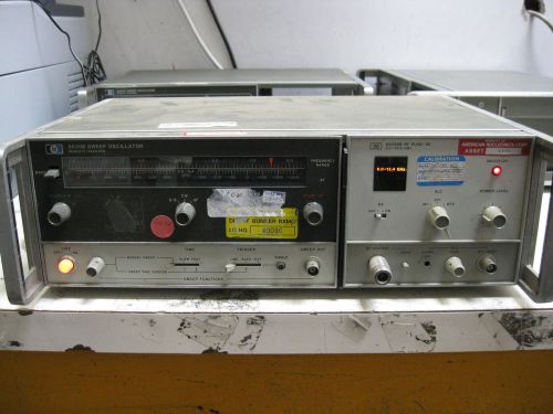 Agilent HP Hewlett Packard 8620B Oscillator w/ 86290B RF Plug-In