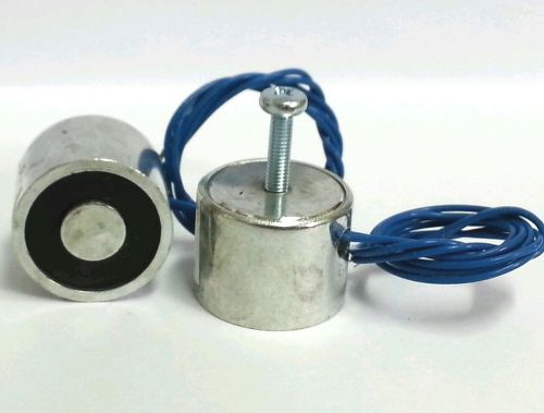 2 PCS 12VDC 5.5 LB 2.5kg Electromagnet Solenoid Lift Holding Ships Fast from USA