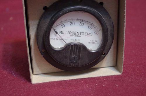 Westinghouse 0-50 Milliroentgen Panel Meter