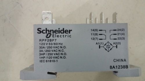 SQUARE D SCHNEIDER RPF2BF7 NEW RELAY SEE PICS #B3