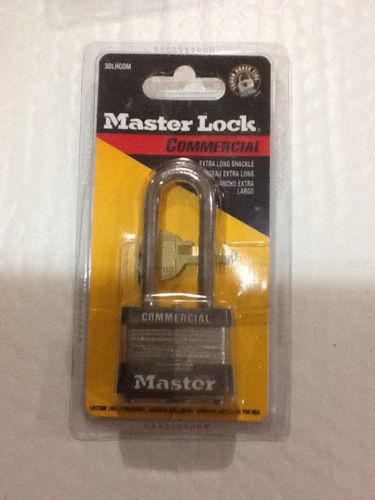 Master lock 3dlhcom 4 pin tumbler safety padlock extra long 2&#034; shackle for sale