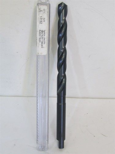 Viking Drill &amp; Tool 13130, 17/32&#034;, HSS, Taper Length Drill Bit