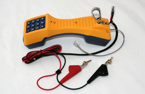 FLUKE NETWORKS TS19 19800HD9 TELEPHONE TEST SET HANDHELD TESTER TOOL BUTT SET