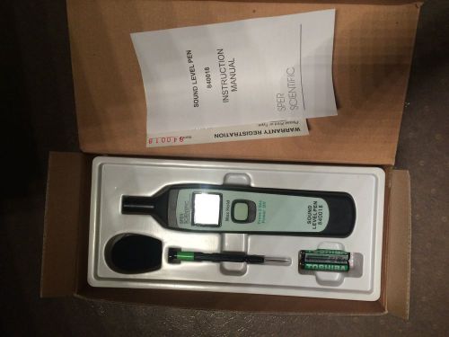 Sound Level Meter Pen Style Spencer Scientific 840018