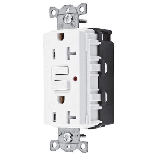 Receptacle, Resistant, 20 Amp, White GFTR20WU