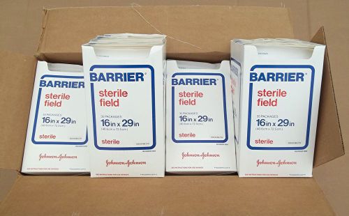 280 ~ Johnson &amp; Johnson Barrier Sterile Field Drapes 16&#034; x 29&#034; ~ FREE SHIPPING