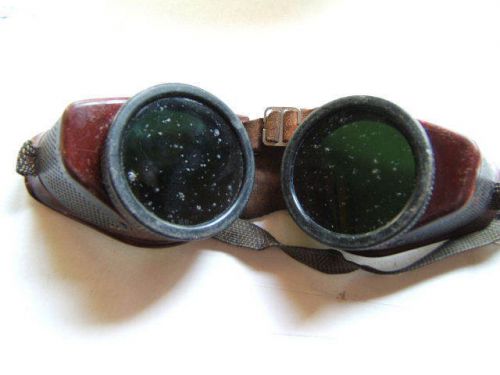 VINTAGE GLENDALE BAKELITE STEAMPUNK WELDING SAFETY GLASSES