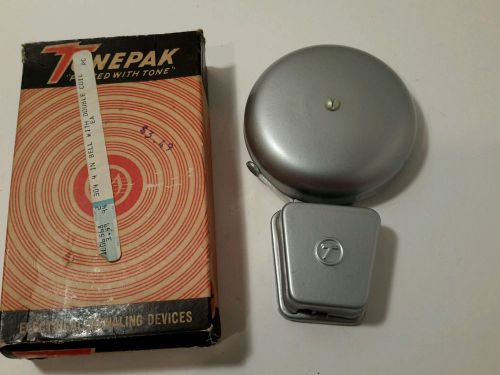 Vintage Tonepak 304 4&#034; Two CoilAlarm Bell Security NIB