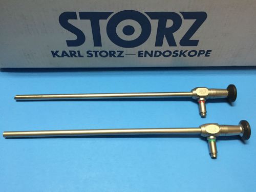 Karl Storz 26003BA + 26003AA Laparoscope 10mm x 30° + 0° Hopkins II Autoclavable