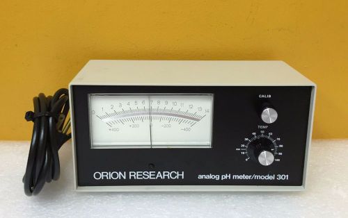 Orion research 301, 104 to 254 vac, 50/60 cps, 2.5w, analog ph meter, new-unused for sale