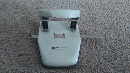 Acco Model 50 Heavy Duty 2 Hole Punch