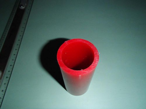 1-1/2&#034; id x 1-7/8&#034; od x 5-3/4&#034; long urethane / polyurethane 95 a red tube for sale